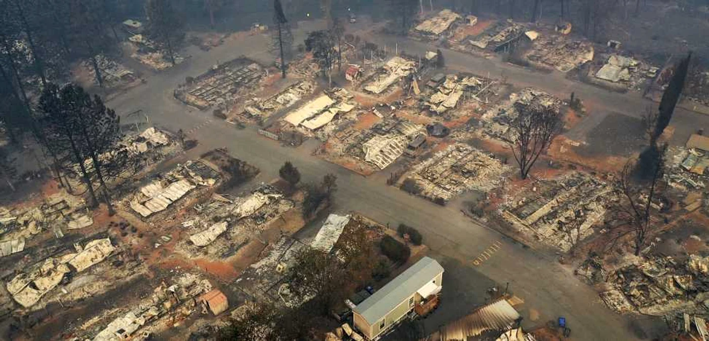 California distrusă de incendii. FOTO Guliver-Gettyimages