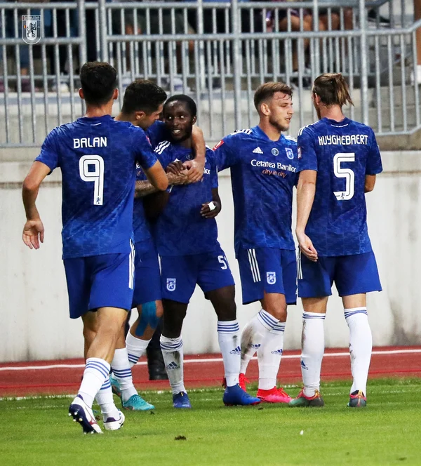 FC U Craiova a învins-o pe CS Mioveni cu scorul de 3-0. FOTO Facebook (Arhivă)
