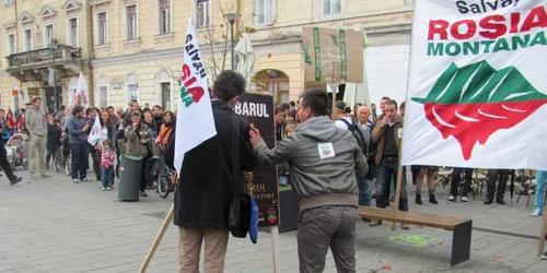 protest rosia cluj
