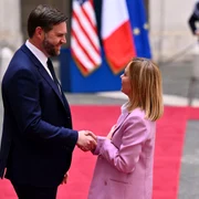 JD Vance și Georgia Meloni s au întîlnit la Roma FOTO Profimedia jpg