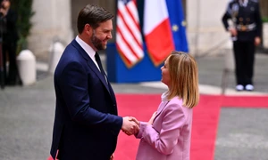 JD Vance și Georgia Meloni s au întîlnit la Roma FOTO Profimedia jpg