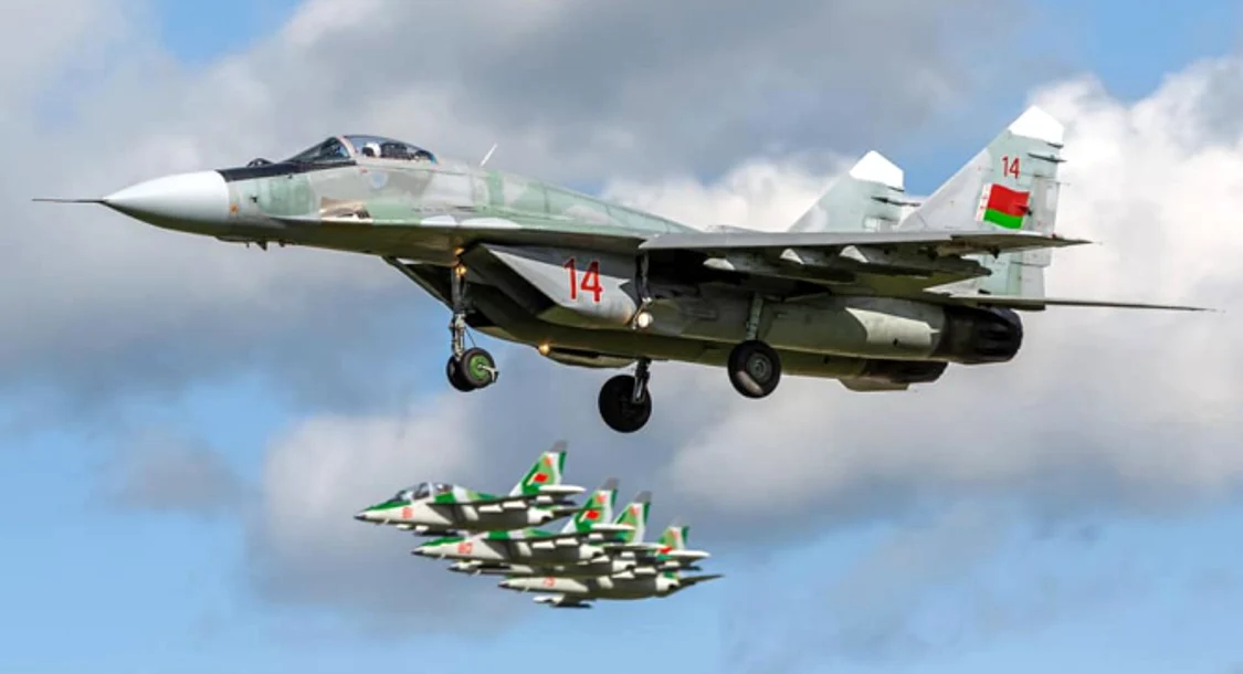 Forțele Aeriene ale Republicii Belarus au doborât drone rusești. FOTO m.defenseromania.ro