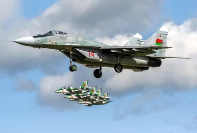Forțele Aeriene ale Republicii Belarus au doborât o dronă rusească FOTO defenseromania jpg