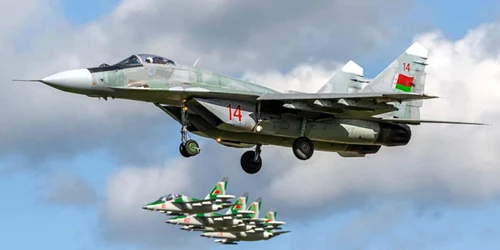 Forțele Aeriene ale Republicii Belarus au doborât o dronă rusească FOTO defenseromania jpg