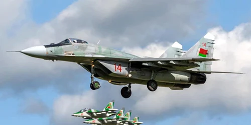 Forțele Aeriene ale Republicii Belarus au doborât o dronă rusească FOTO defenseromania jpg