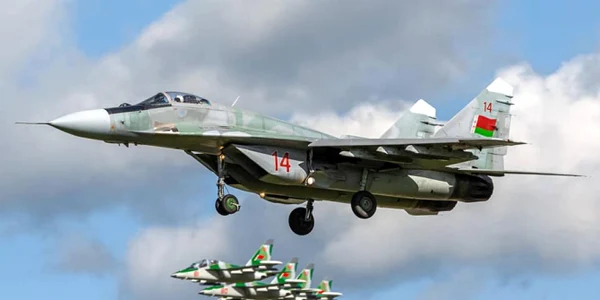 Forțele Aeriene ale Republicii Belarus au doborât o dronă rusească FOTO defenseromania jpg