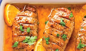 piept de rata la cuptor cu sos de portocale jpg
