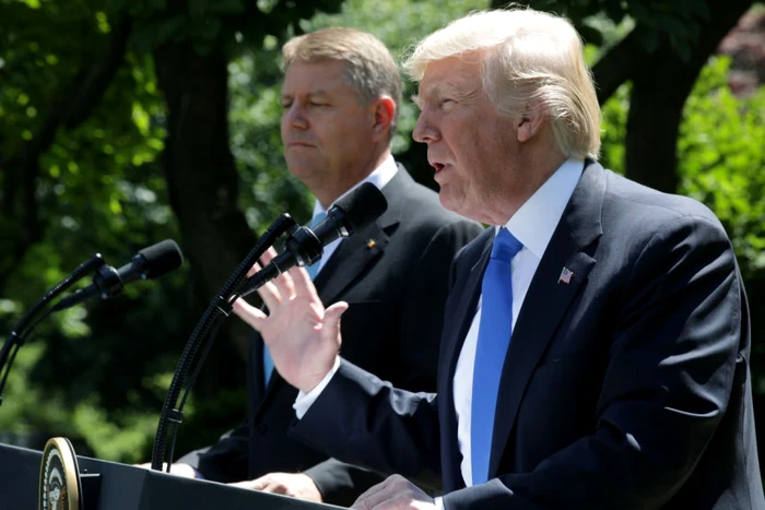 Klaus Iohannis și Donald Trump la Casa Albă. FOTO: Guliver / Getty Images / Chip Somodevilla 