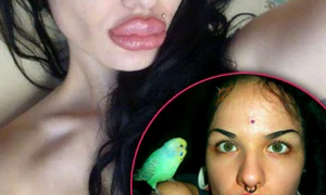 Kristina Rei şi a făcut peste 100 de injecţii cu silicon în buze jpeg