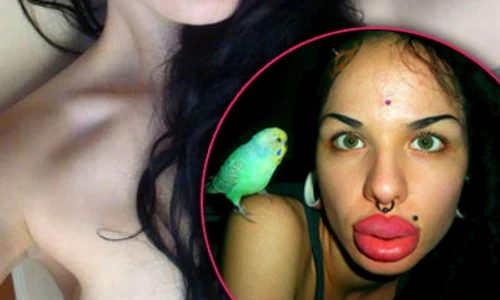 Kristina Rei şi a făcut peste 100 de injecţii cu silicon în buze jpeg