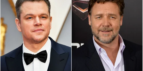 matt damon si russell crowe foto getty images