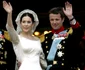 Regele Frederik și Regina Mary la nunta lor din 2004