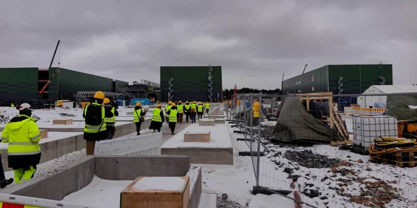 Centrul de date TikTok care se construiește în Loten și Hamar, Norvegia FOTO Adrian Pogîngeanu jpeg