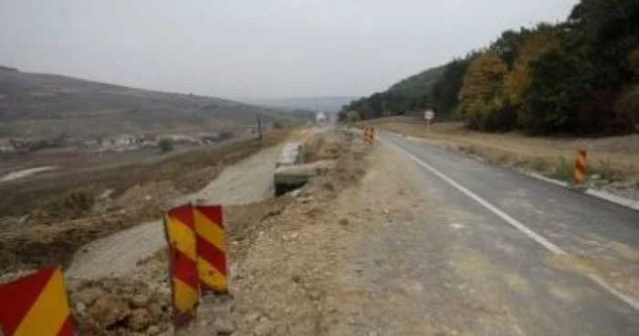 Aşa arăta centura în 2009, după surpări, la mai puţin de o lună de la inaugurare. 