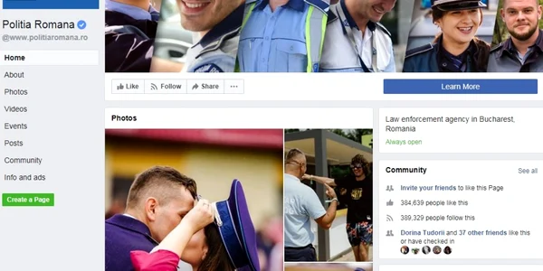 politia romana facebook