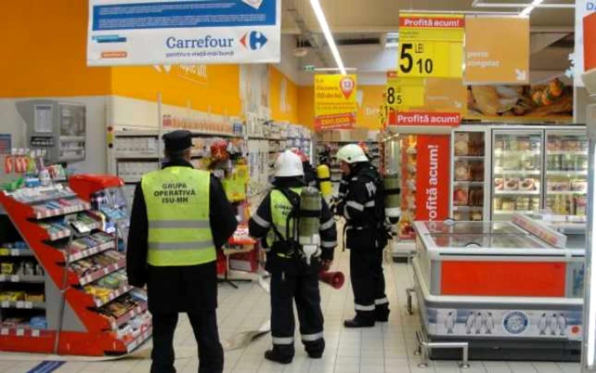 40 de pompieri au participat la exerciţiu
