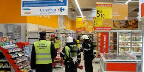 simulare incendiu la turnu severin 