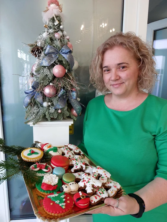 Ondina Micu  e foarte mândră  de produsele  speciale de Crăciun