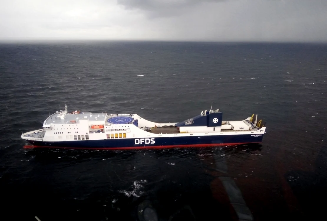 Regina Seaways, nava afectată de o avarie în Marea Baltică FOTO EPA-EFE