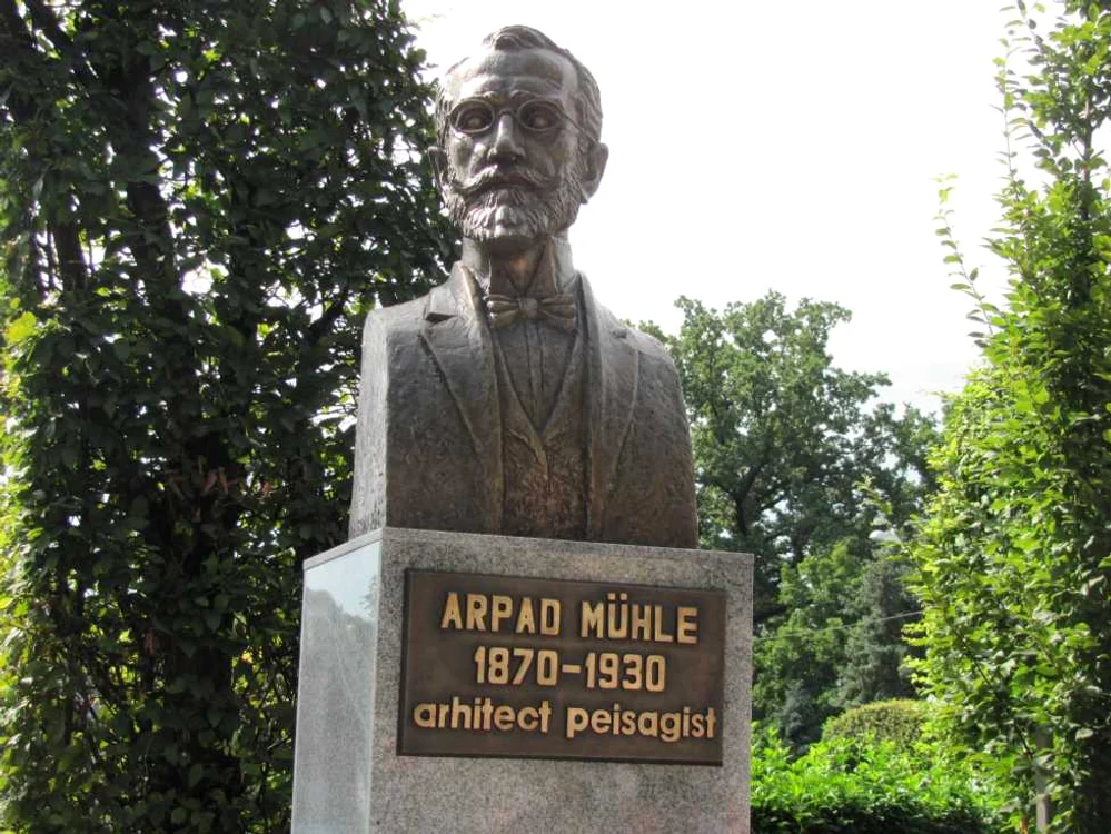 Dezvelirea bustului lui Arpad Muhle FOTO Ştefan Both