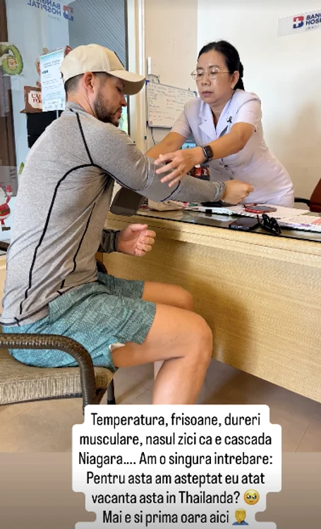 Jorge a ajuns pe mâinile medicilor în Thailanda / Foto: Instagram