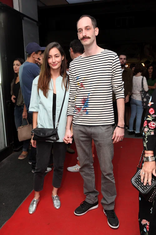 Raluca Aprodu și actualul iubit, Tudor Istodor, la premiera peliculei "Povestea unui pierde vară" (2018)