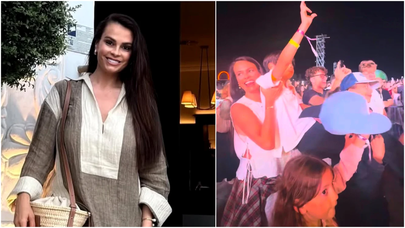 Anca Serea, mama cool care își duce copiii la concerte/ sursa Instagram