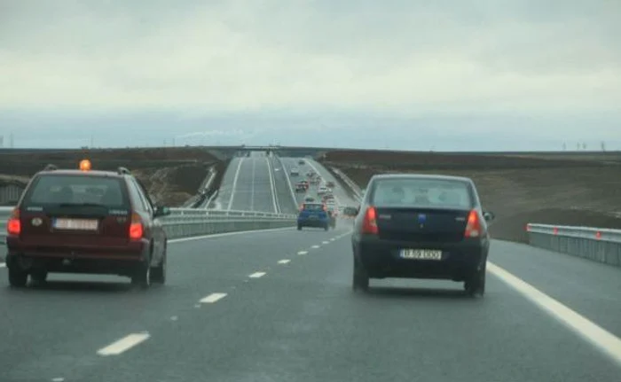 Emil Boc a inaugurat un segment din Autostrada Arad - Timişoara.