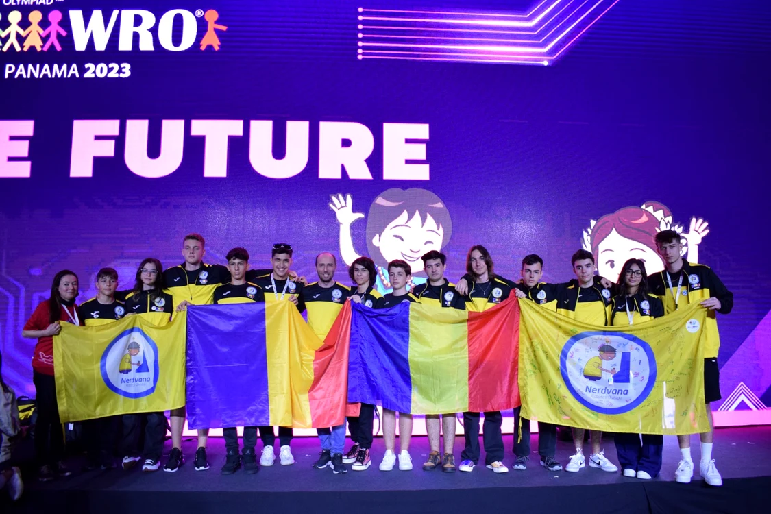 Elevii din București care au participat la finala World Robot Olympiad - Foto Nerdvana Arhivă