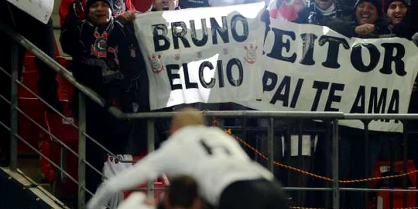 Suporterii Corinthiens sarbatoresc un gol AFP