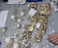 ANAF a confiscat aproape 6 kilograme de aur și diamante fără acte FOTO: ANAF