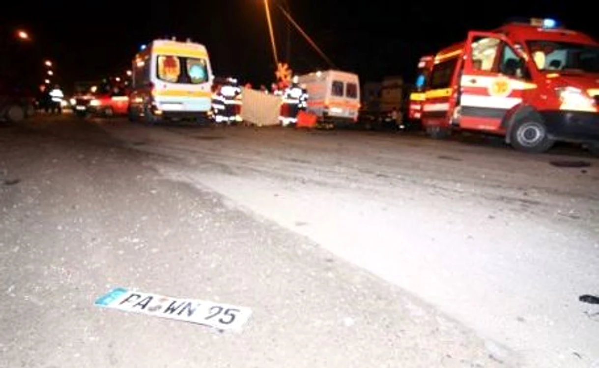 Accidentul a blocat traficul