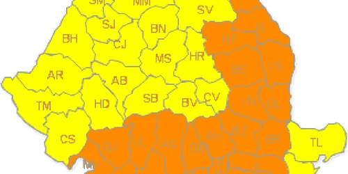 22 de judeţe, sub povara arşiţei