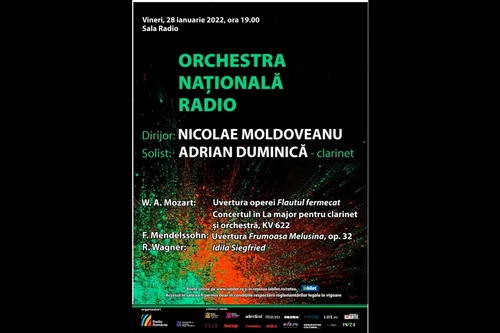 Concert Mozart, Mendelssohn și Wagner la Sala Radio jpeg