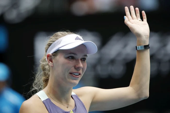 Caroline Wozniacki a disputat ultimul meci al carierei la Australian Open 2020FOTO: EPA