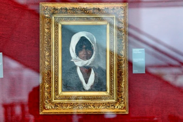 Pictura „Țărăncuță cu basma albă” a fost vândut la licitație cu 340.000 de euro și a fost adusă la muzeul din aeroport