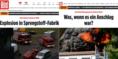 incendiu fabrica militara Diehl Defence din Troisdorf/ FOTO:X