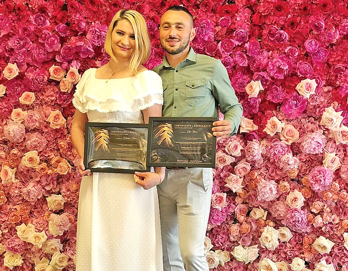 Valentina şi Silviu au fost premiaţi pentru atmosfera de poveste creată la hotelul Hermitage
