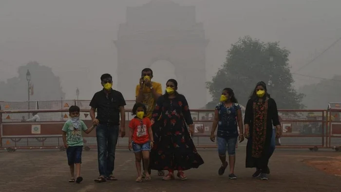 New Delhi este cea mai poluată capitală din lume FOTO: X