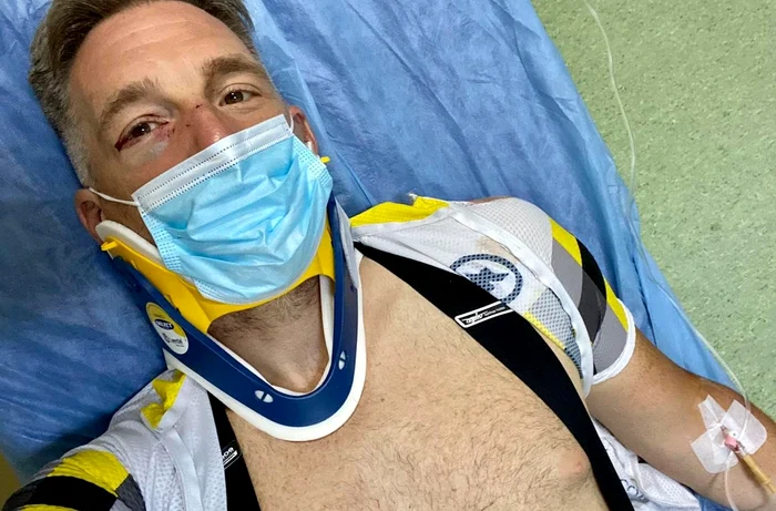 Alex Filip a postat imagini cu el după accidentFoto: Facebook/AlexFilip