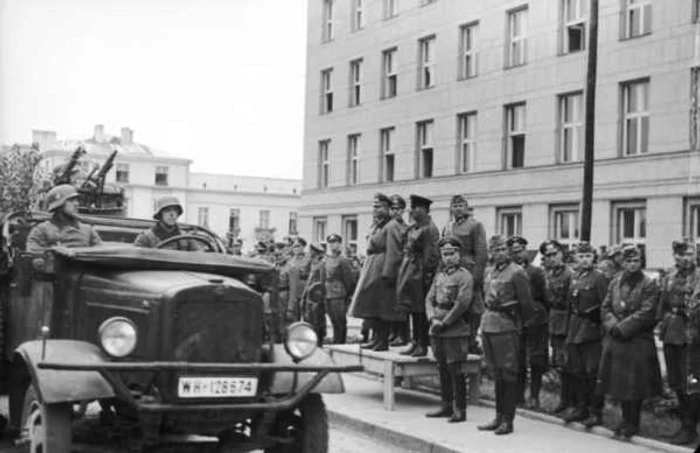 Parada militară sovieto-nazistă de la Brest-Litovsk FOTO EPA-EFE