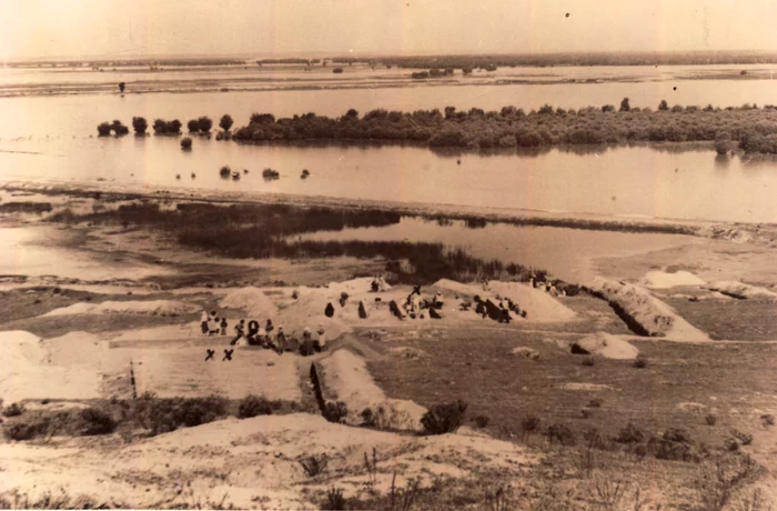 Săpături Cernavodă. FOTO: Institutul Vasile Pârvan