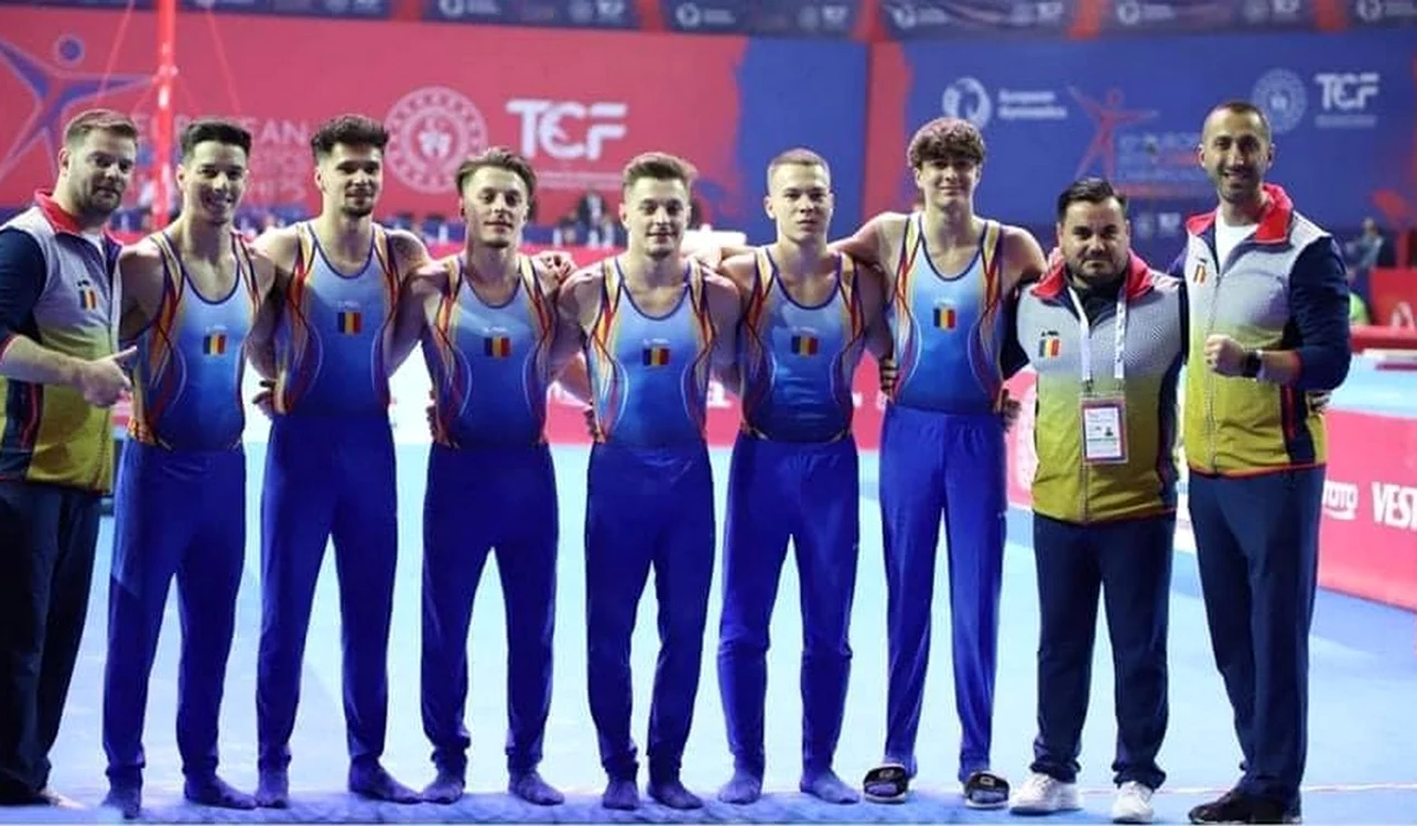 Echipa masculin de gimnastică a României s-a calificat la Mondiale (FOTO: Facebook)