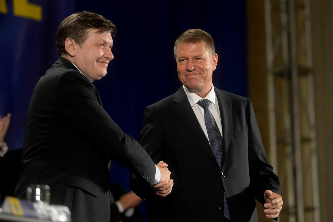 Crin Antonescu şi Klaus Iohannis FOTO Mediafax