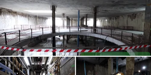 stadiul lucrarilor la magistrala 6 de metrou foto captura video metrorex png