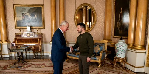 Zelensky, primit de regele Charles FOTO Profimedia