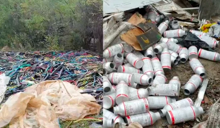 
    Depozite ilegale de deșeuri fără acte de proveniență descoperite în ultima săptămână lângă BucureștiFoto: facebook Ministerul Mediului  