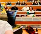 Dan Negru, alături de studenți, la Universitate 