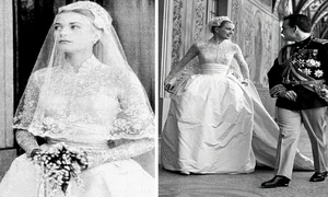 Rochia de mireasă purtată de Grace Kelly este considerată una dintre cele mai elegante creaţii  jpeg