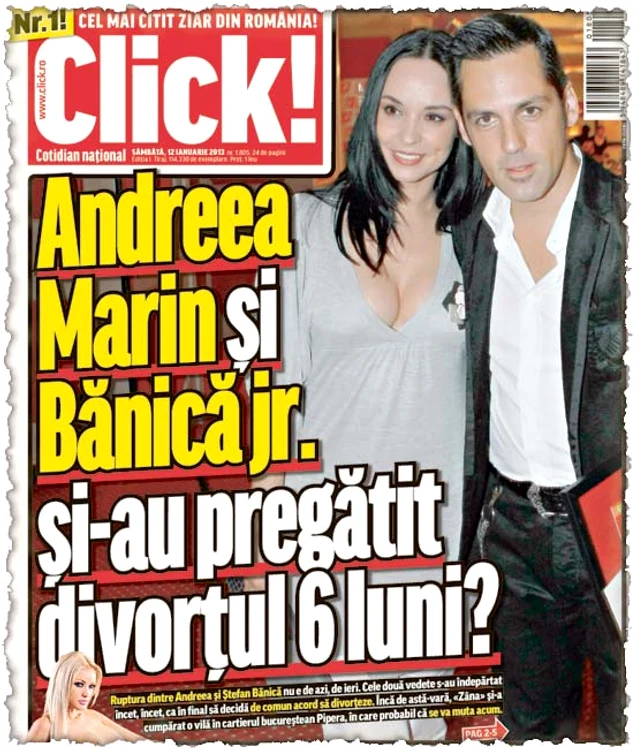 Click! v-a relatat pe larg telenovela dintre cele trei vedete. Fotoreporterii noştri i-au deconspirat primii pe Ştefan şi Lavinia, în 2011